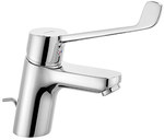 KLUDI PURE & EASY CARE single lever basin mixer 70 DN 15, with waste set G 11/4, clinical handle 180mm