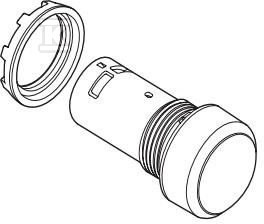 CP1-10B-10 Buton monostabil concav 1NO - 1SFA619100R1016