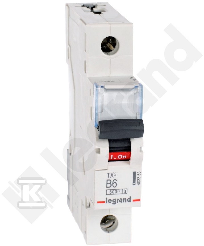 Miniature circuit breaker S 301 1P B 6A - 403353