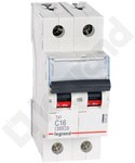 Miniature circuit breaker S 302 2P C 16A 6000A TX3