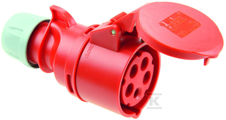 Portable Shark socket 16A 400V 3P+Z+N - 215-6