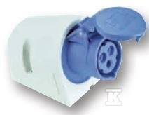 Fixed socket 16A 3P+Z+N 230V IP44 - 115-9