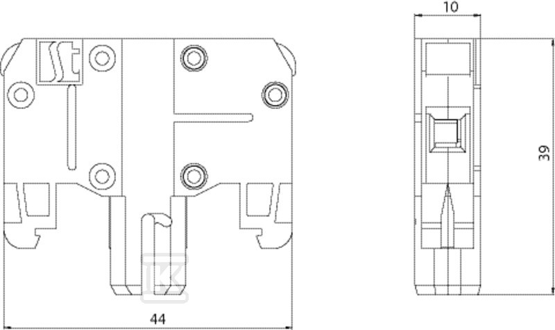 Suport lampă BA9S (fără sursă de - ST22-1417\R09