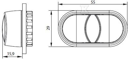 Dispozitiv de acţionare pentru buton de - ST22-2KLB/CZ\.