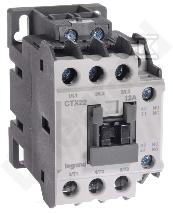 CTX3 3P 12A contactor 1NO1NC 230V AC - 416096