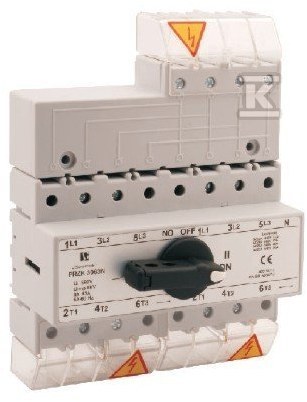 Spínač zdroje 63A, 3 póly + N - PRZK-3063N\WO2