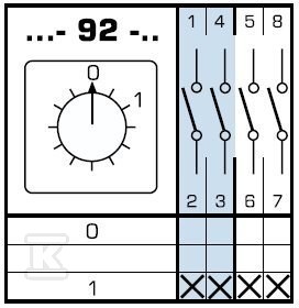 4G63-92-U cam switch with "0" (0-1) - 63-840396-051