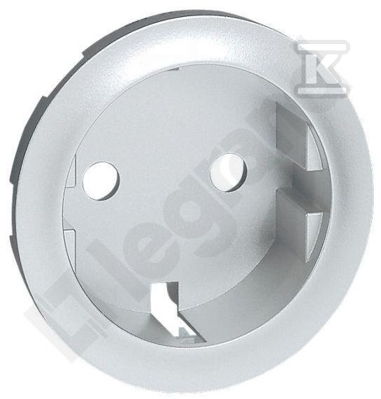 Odznak patice 2P+Z Schuko Titanium - 068431