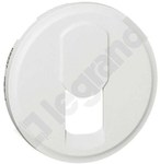 White Celiane telephone socket badge