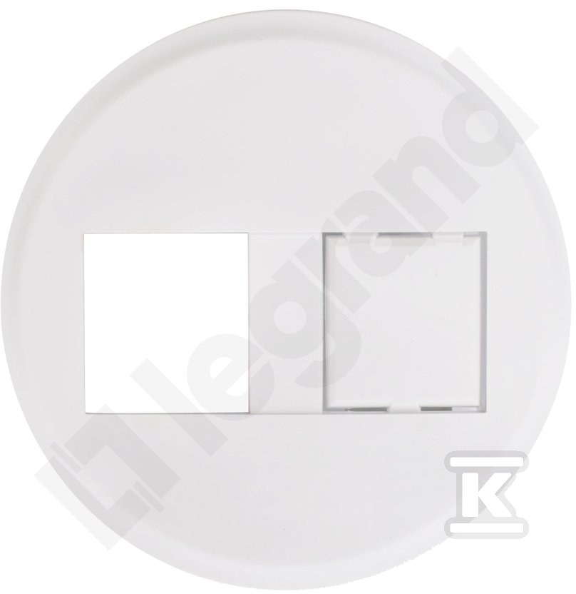 Решітка RJ45 Keystone біла Celiane - 067357