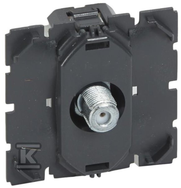 Single Celiane type F TV socket - 067380