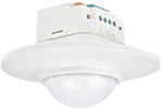 Czujnik ruchu i obecności, zasilanie 230V, sterowany zdalnie pilotem, przekaźnik 2300W 10A, IP20, kąt detekcji 360st, czarny Swiss Garde 360 Plus RA, zasięg 16m