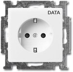 Розетка Schuko біла BASIC55