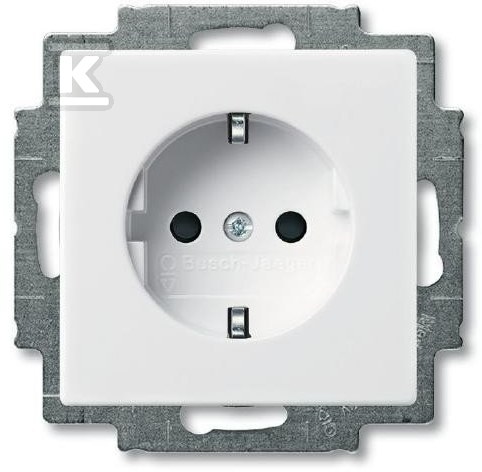 Розетка шуко BASIC55 білого кольору - 20EUC-94-507