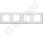 Рамка Cariva четверна біла