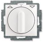 Перемикач жалюзі поворотний білий BASIC55