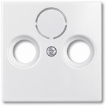Кришка розетки телевізора BASIC55 білого кольору