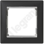 1-fold black / silver Valena frame