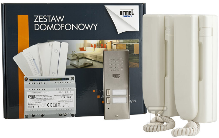 Zestaw domofonowy dwurodzinny - - 5025/312