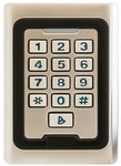 Metal internal code keypad with card reader