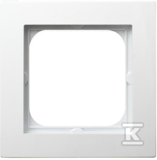 Біла 1-кратна рамка AS - R-1G/00