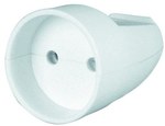 Straight portable socket S-122/S-7 white