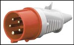 16A Plug 2P+Z IP44 Insulated Portable 220V