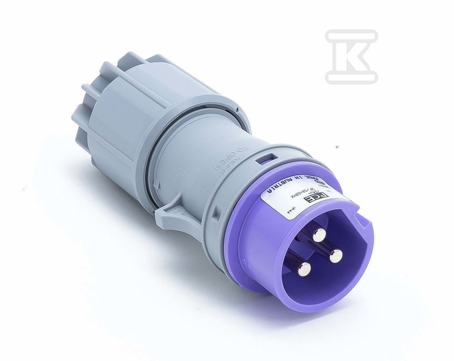 Twist portable plug 16A 3P 24V IP44 - 063V