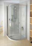 PIVOT shower enclosure PSKK3-80 satin glass transparent