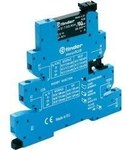 39.01.0.024.0060 Modul de interfață releu 62mm MasterBASIC1P 6A 24VAC/DC Contacte AgNi Borne cu arc Montare șină DIN 35mm