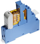 48.52.8.024.0060 Relay Coupling Module 15.8mm, 2P 8A 24VAC, AgNi contacts, screw terminals, 35mm DIN rail mounting,