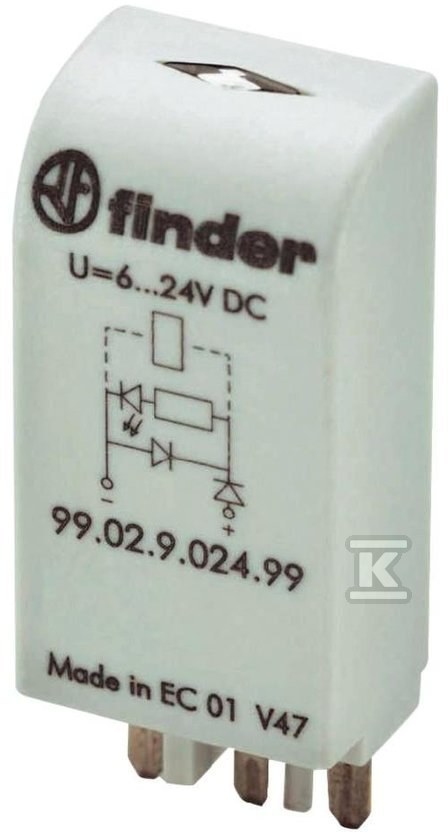 99.02.0.024.98 EMV-Modul, grüne LED + - 99.02.0.024.98