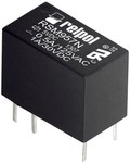 Subminiature relay RSM957N-0111-85-S006, monostable, sensitive coil, 1 change-over contact, 1 A, for PCB input / sensitive coil: 5-6, supply voltage Un - 6 V DC
