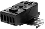 GZP11 mounting socket on 35 mm DIN rail