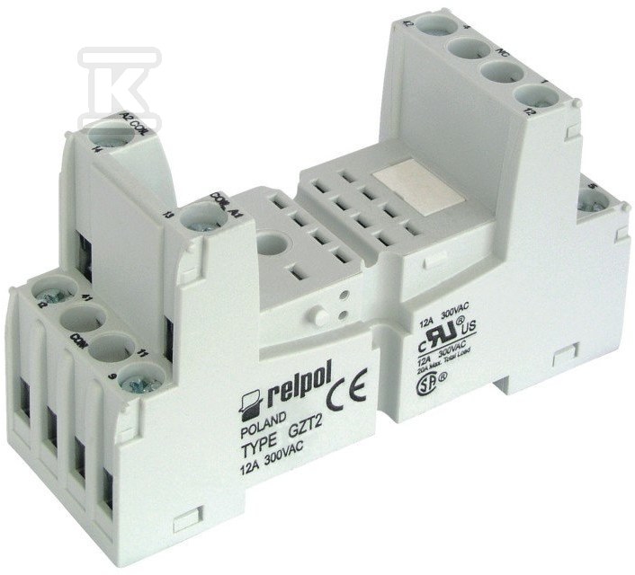 Plug socket GZT2-GRAY for Relay R2 - 856048