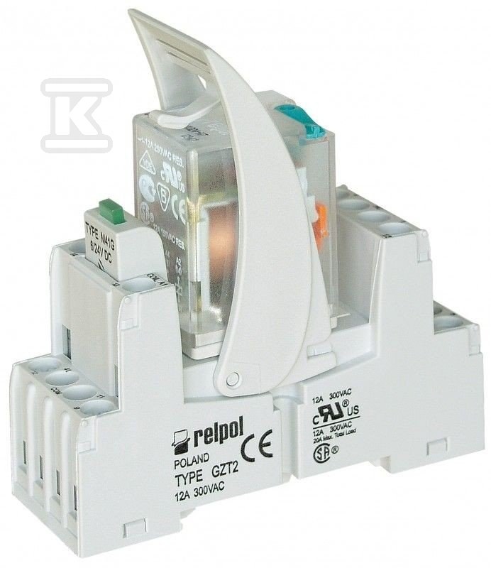 Plug socket GZT2-GRAY for Relay R2 - 856048