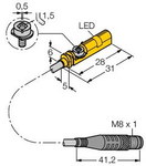 BIM-UNT-AP6X-0,6-PSG3M Магнітоіндуктивний датчик для приводів T-slot, PNP NO з кабелем 0,6 м, роз'ємом M8