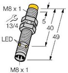 NI4U-EG08-AP6X-V1131 Індуктивний датчик M8 PNP, NO діапазон 4 мм з роз'ємом M8