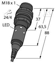 S18-2VPDL-Q8 Оптичний датчик 750 мм, - 42167