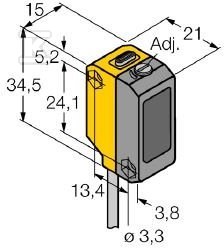Відбиваючий фотоелектричний датчик PNP - QS18VP6AF300