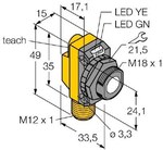 Відбиваючий ультразвуковий датчик PNP 10 ... 30VDC M12x1 роз'єм