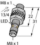 BI2-EG08K-AN6X-V1131 Індуктивний датчик M8 NPN, NO діапазон 2 мм з роз'ємом M8, коротка версія
