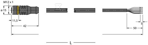 RKC4.5T-5/TXL PUR кабель, 5-жильний, 5 - 6625507