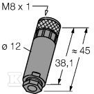 M8 female dismountable connector, - 6901030