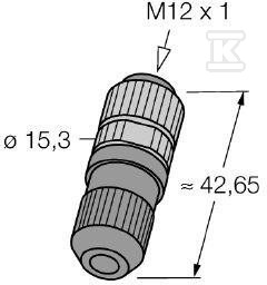 HA8141-0 M12 female dismountable - 6905407