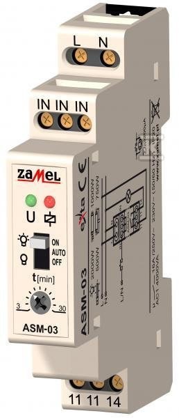 Automat schodowy 230V AC Typ: ASM-03 - EXT10000008