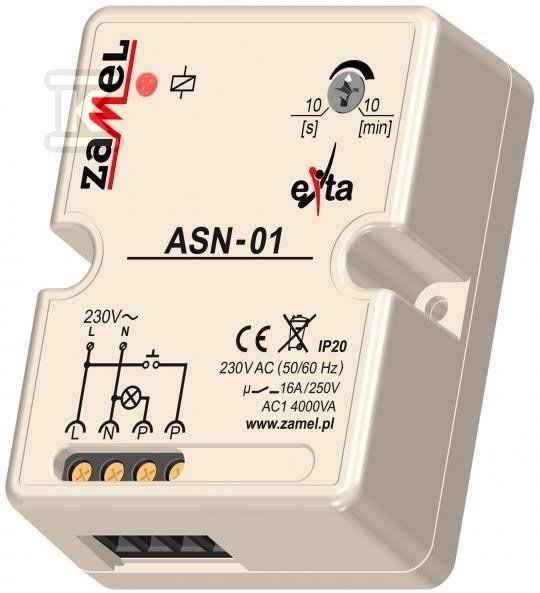 230V AC staircase timer, Type: ASN-01 - EXT10000010