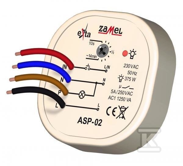 Automat schodowy 230V AC Typ: ASP-02 - EXT10000014