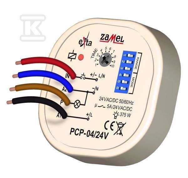 Przekaźnik czasowy 24V AC/DC Typ: - EXT10000089