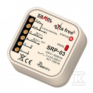 Sterownik rolet dopuszkowy CENTRALNY Typ: SRP-03